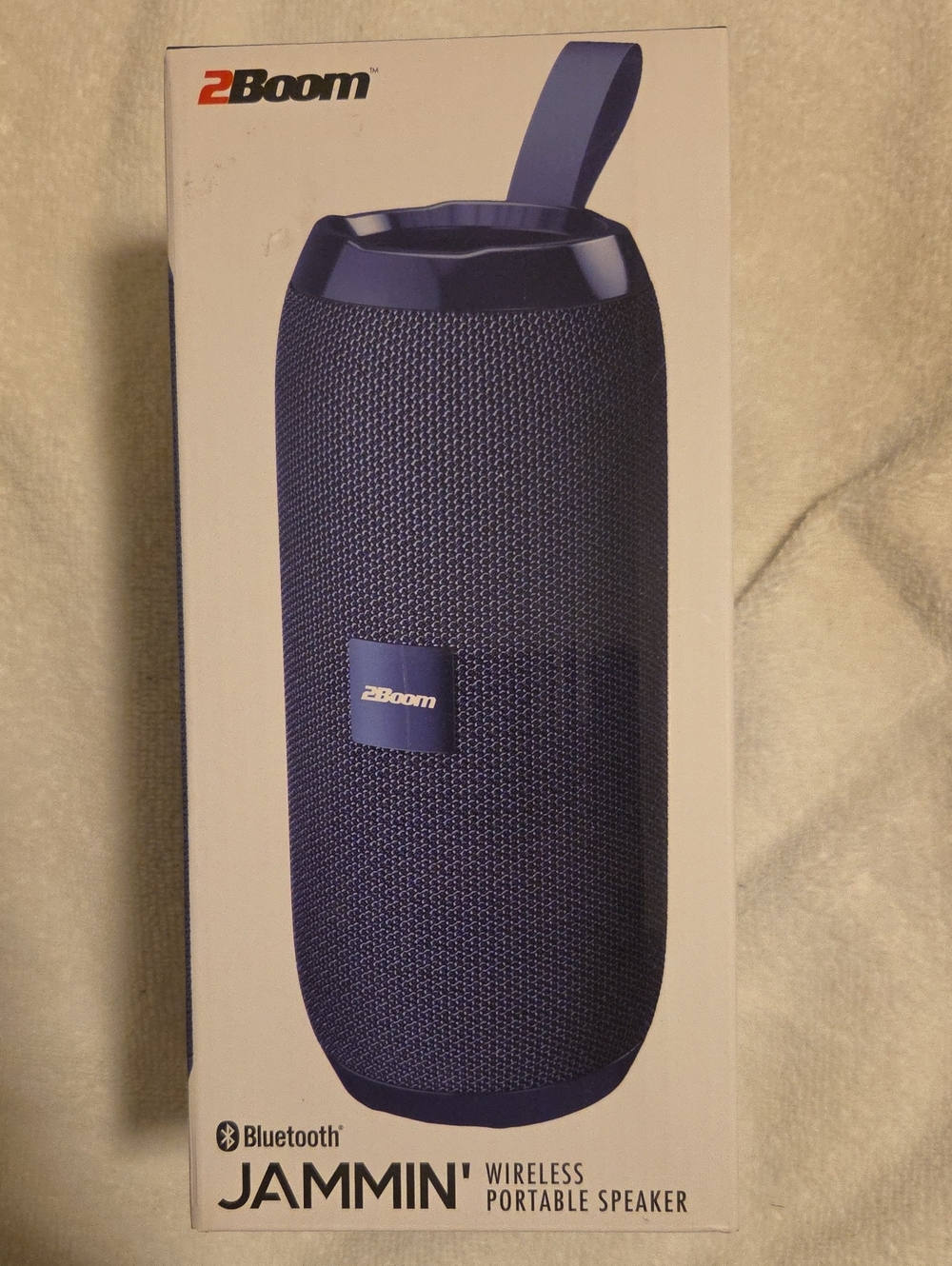 Jammin Wireless Portable Speaker — Navy Blue